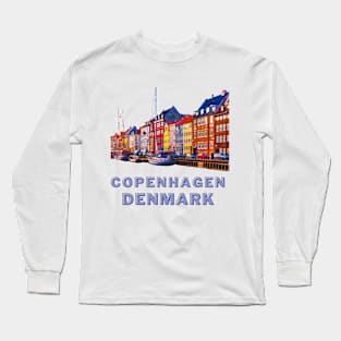 Copenhagen, Denmark Long Sleeve T-Shirt